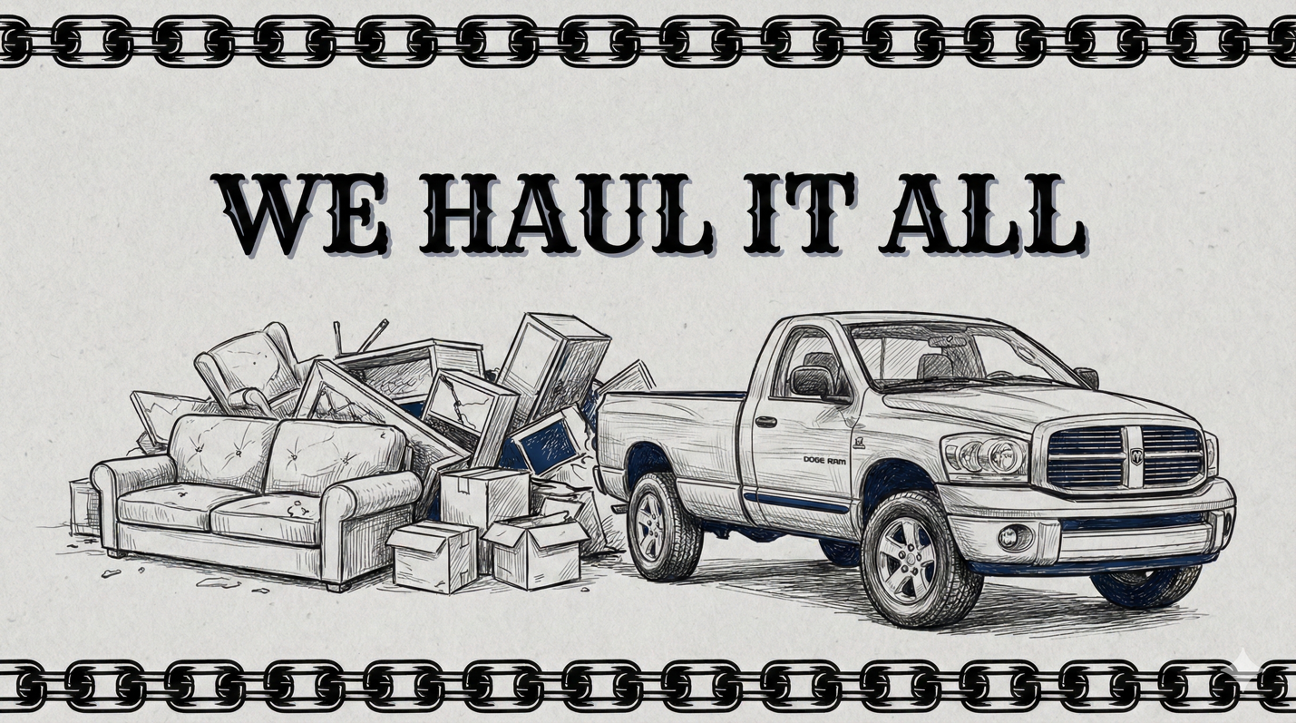 We Haul It All - Barrios Junk Removal Truck